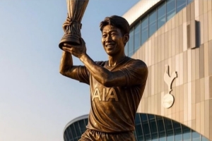 理查利森曬AI制作的孫興慜雕像圖，艾特熱刺官方示意安排上