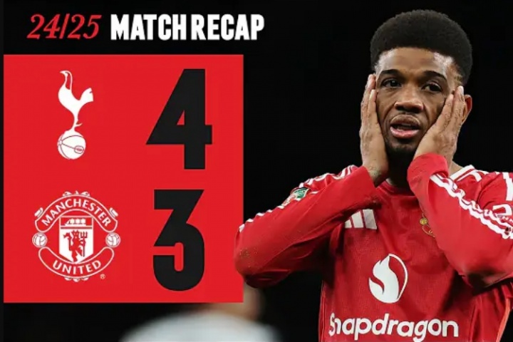 進球大戰(zhàn)！上賽季聯(lián)賽杯，孫興慜角球直接破門，熱刺4-3險勝曼聯(lián)