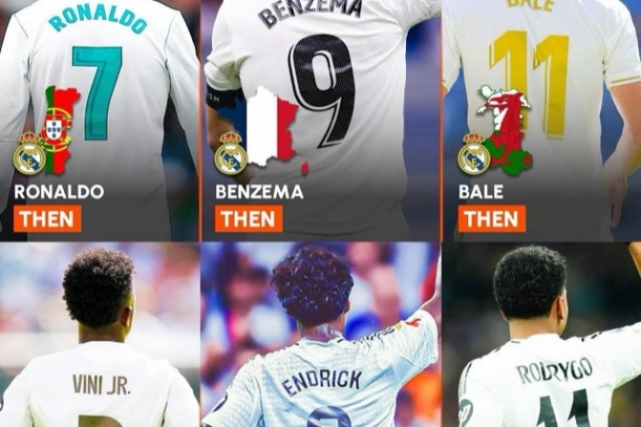 10年前是BBC！皇馬新賽季7&9&11號(hào)：維尼修斯&恩德里克&羅德里戈