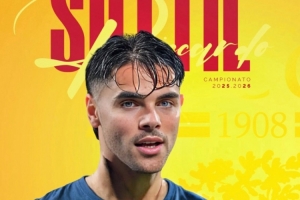 上賽季曾租借加盟米蘭，官方：萊切有償租借佛羅倫薩前鋒索蒂爾