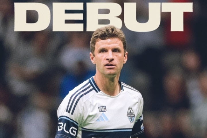 首秀破門被吹越位！穆勒MLS首戰(zhàn)替補上陣半小時，溫哥華1-1休斯頓