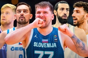 男籃歐洲杯熱身賽有五支隊一勝難求：斯洛文尼亞格魯吉亞皆0勝4負(fù)