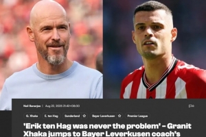 扎卡：我和滕哈赫沒(méi)有任何問(wèn)題，我們對(duì)話很透明但桑德蘭盛情難卻