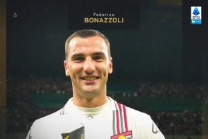 2射正1進(jìn)球，博納佐利當(dāng)選克雷莫納2-1米蘭一役全場最佳