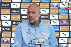 瓜帥：相信會(huì)踢出個(gè)出色的賽季 很高興丁丁&薩內(nèi)將回曼城主場(chǎng)