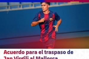 小將維爾吉利告別巴薩：我將終生銘記，實(shí)現(xiàn)了在巴薩踢球的夢(mèng)想