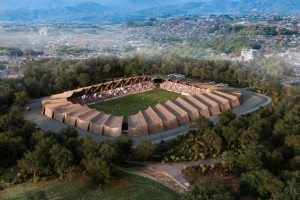 新奇！J3球隊(duì)福島聯(lián)計(jì)劃建造世界首個(gè)全木質(zhì)體育場(chǎng) ???