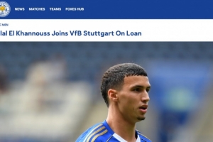 官方：萊斯特城中場埃爾哈努斯租借至斯圖加特，為期一個賽季