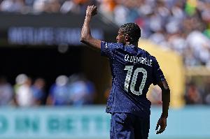 巴黎名宿：登貝萊像在街頭踢球的巴西人 對(duì)內(nèi)馬爾的傷病感到遺憾