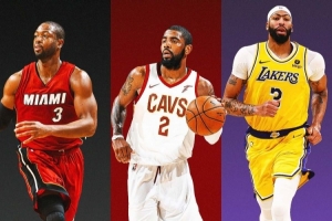 美媒發(fā)問：勒布朗生涯的最佳搭檔 是韋德、歐文還是濃眉？