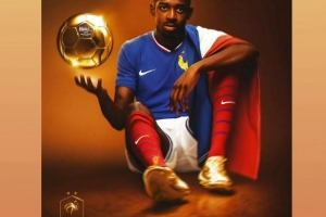 孔德社媒祝賀法國隊(duì)友登貝萊奪金球獎(jiǎng)：恭喜我的兄弟！