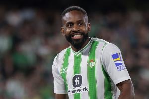 打進9球，巴坎布成貝蒂斯在主流歐戰(zhàn)賽事中的頭號射手