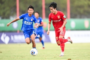 中乙聯(lián)賽第27輪，上海海港富盛經(jīng)開隊(duì)主場0-0泉州亞新隊(duì)