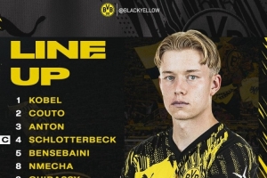 多特vs美因茨首發(fā)：吉拉西、施洛特貝克、李在城、佐野海舟在列