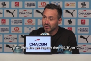 德澤爾比：馬賽贏了巴黎卻說他們派的是二隊(duì)，我們需要更多尊重