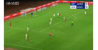 梅州1-0領(lǐng)先海牛！茹子楠遠(yuǎn)射蹭到對手輕微變線，韓镕澤未能撲出