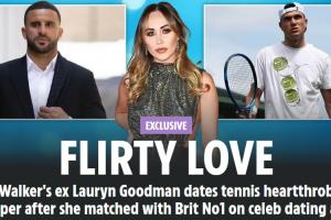 太陽報：沃克前情人與英國網(wǎng)球選手德雷珀約會，兩人年齡差11歲