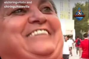 ??赫伊森父親轉(zhuǎn)發(fā)視頻，塞維利亞女球迷激動(dòng)慶祝4-1大勝巴薩