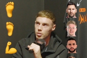 帕爾默組建終極球員：左腳梅西、右腳德布勞內(nèi)、技巧內(nèi)馬爾