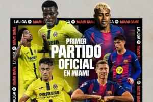 官方：西甲17輪比利亞雷亞爾vs巴薩12月20日在邁阿密舉行