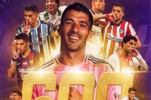 里程碑！蘇亞雷斯打入職業(yè)生涯第600球，代表巴薩198球利物浦82球