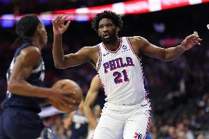 美記：恩比德復出表現相當出色 希望他本季至少能50%健康