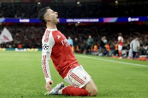 馬丁內(nèi)利：我的目標(biāo)是幫助槍手取得勝利，同時(shí)也為國(guó)家隊(duì)做出貢獻(xiàn)