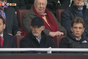 督戰(zhàn)！英格蘭國(guó)家隊(duì)主帥圖赫爾現(xiàn)場(chǎng)觀看阿森納對(duì)陣水晶宮的比賽