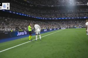 這次沒越位！貝林厄姆助攻后找邊裁說了些什么，邊裁回應(yīng)??手勢