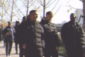 博主：為適應(yīng)北京寒冷天氣，大埔隊(duì)昨天抵達(dá)、今早還進(jìn)行“晨練”