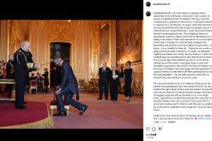 50歲終于封爵！貝克漢姆：難以言喻，感謝妻子28年相伴感謝所有人