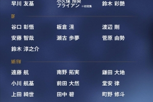 日本隊(duì)大名單：遠(yuǎn)藤航領(lǐng)銜，門將小久保玲央首次入選