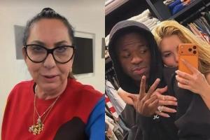 見家長！維尼修斯女友母親到訪馬德里 過萬圣節(jié)+與熊媽一起看皇馬