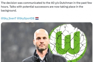 德甲10輪僅8分，德天空記者：沃爾夫斯堡主帥西蒙尼斯下課