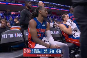 ??壓哨絕平??！康寧漢姆三雙助攻！詹金斯極限三分絕平！