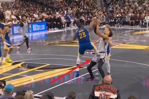 是這下傷的嗎？文班傷前曾遭波杰姆掃腿+追夢(mèng)疑似踢襠！