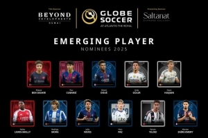 環(huán)足獎2025年最佳新星候選：內(nèi)維斯、斯凱利、赫伊森、杜埃在列