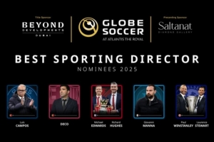 環(huán)足獎(jiǎng)最佳體育總監(jiān)候選：坎波斯、德科、愛德華茲、曼納在列