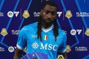 4場(chǎng)3球，官方：那不勒斯中場(chǎng)安古伊薩當(dāng)選意甲10月最佳球員