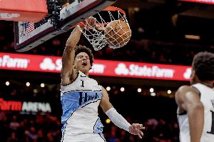 新鷹王？杰倫·約翰遜最近5場場均25分11.8板9.2助2.4斷