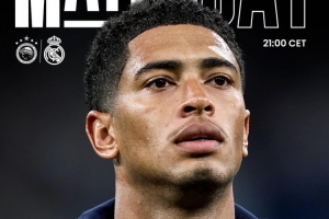 近3場(chǎng)2平1負(fù)！皇馬發(fā)布?xì)W冠賽前海報(bào)：貝林厄姆單人出鏡