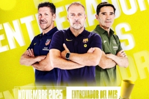 西甲11月最佳教練候選：西蒙尼、弗里克、馬塞利諾