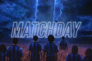 國(guó)米發(fā)布客戰(zhàn)比薩海報(bào)：雷電交加下的比薩斜塔，藍(lán)黑軍團(tuán)兵臨城下