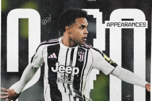 麥肯尼達成尤文生涯200場里程碑，此前199場19球19助