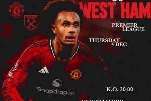 拿下就進(jìn)前五！曼聯(lián)發(fā)布對(duì)陣西漢姆海報(bào)：齊爾克澤單人出鏡