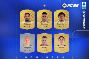 意甲11月最佳球員候選：邁尼昂、勞塔羅、瓦爾迪、扎尼奧洛在列