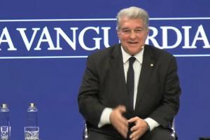 拉波爾塔：沒收到梅西有關雕像的答復 用他的名字命名球場不合適