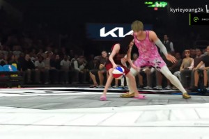 網(wǎng)友用2K惡搞：假如楊冪與王哲林單挑會(huì)發(fā)生什么？??