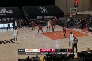 還有機(jī)會回NBA嗎？TJ-沃倫在發(fā)展聯(lián)盟冬季展示杯砍下24分