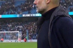 意味深長！賽后瓜迪奧拉環(huán)顧伊蒂哈德！隨后黯然轉身離開！